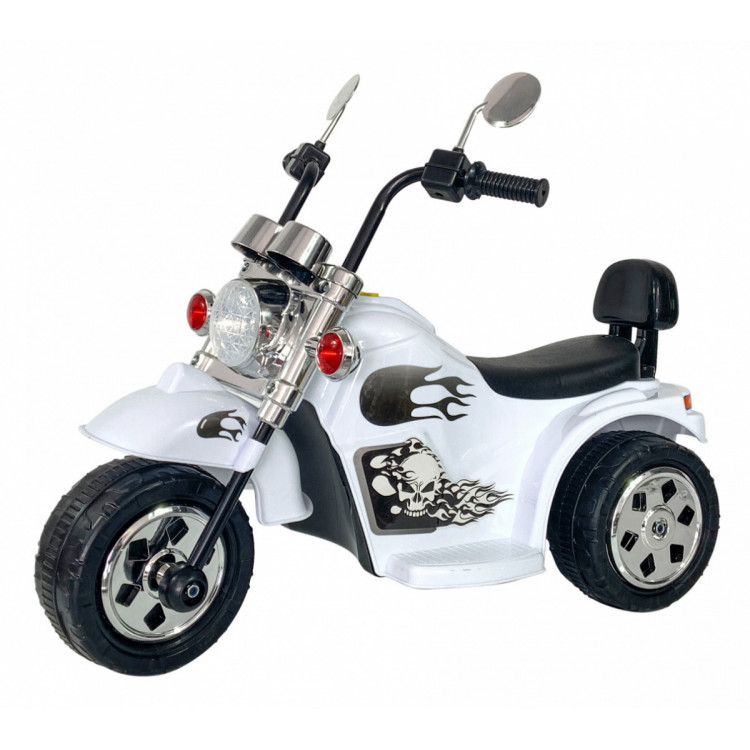 Elektrická motorka Hot Chopper - biela